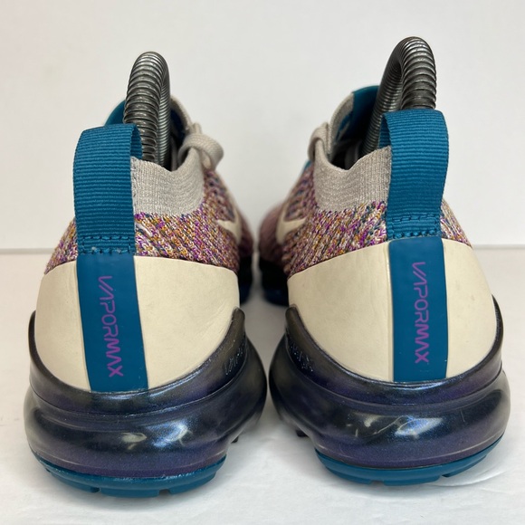 Nike Air Vapormax Flyknit 3 FK-3 Desert Sand/Vivid Purp Women’s Sz 7M AJ6910-007 - Picture 12 of 16
